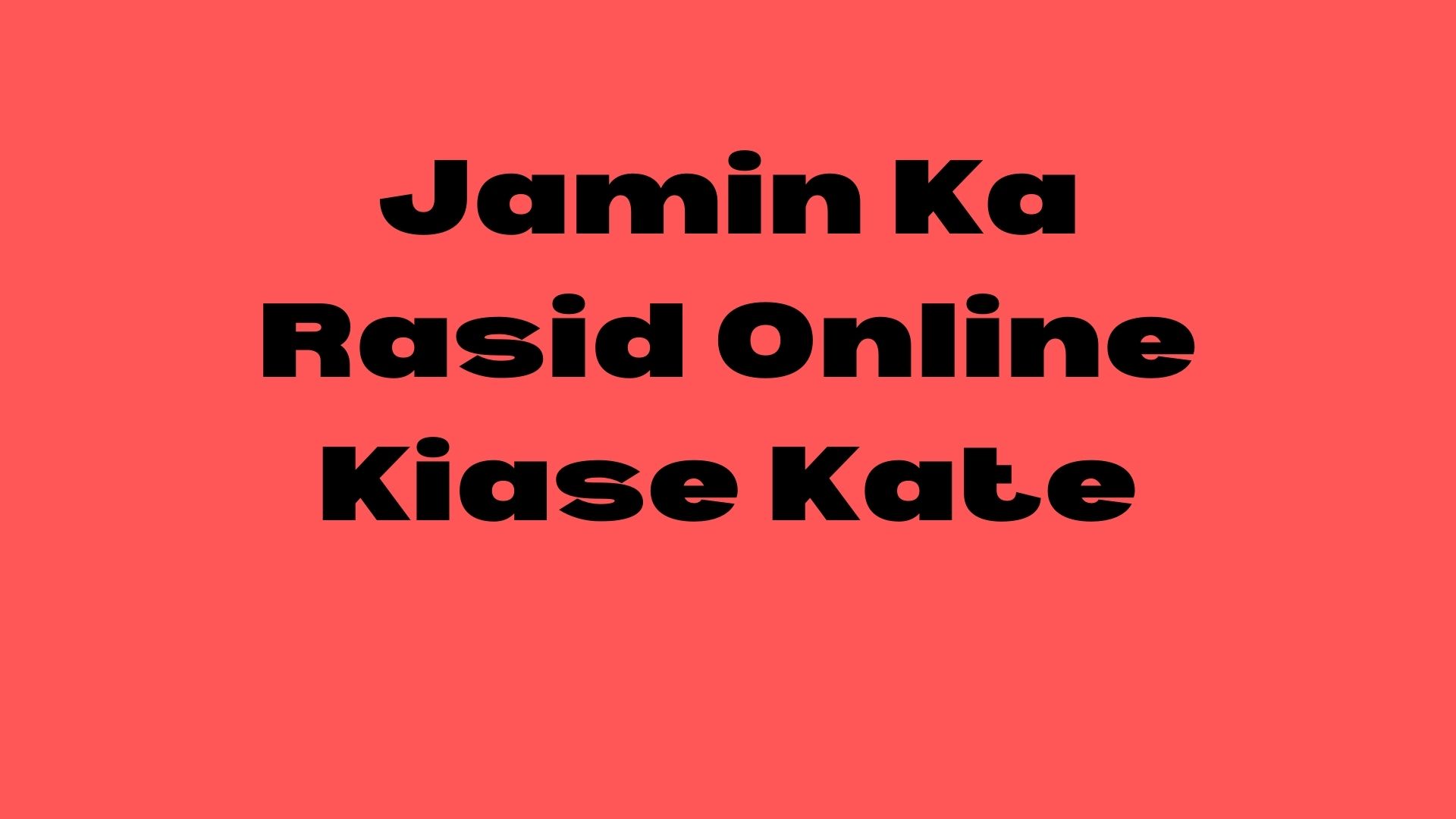 Jamin Ka Rasid Online Kiase Kate