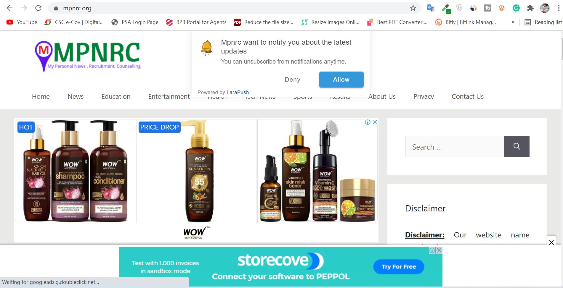 mpnrc.org mpnrc sarkarijobsearcher.com ⇓ MPNRC.ORG Website Viral Kaise Hua ⇓ Dosto Jaisa Ki Aapko Pata Hai MPNRC.ORG Website Ek Government Website Hua Karta Tha Jo Ki Kuchh Din Pahle Expired Ho Gaya Tha. Aur Jaisa Ki Aap Jante Hai Jitne Bhi Gov. Websites Hai Wo Ab .gov.in Sub Domain Par Move Ho Rahe hai . Aise Me Inhone MPNRC.ORG Website Ko Expire Hone Ka Wait Kiye Aur Jaise Hi Mauka Mila Inhone MPNRC.ORG Domain Kharid Liya.