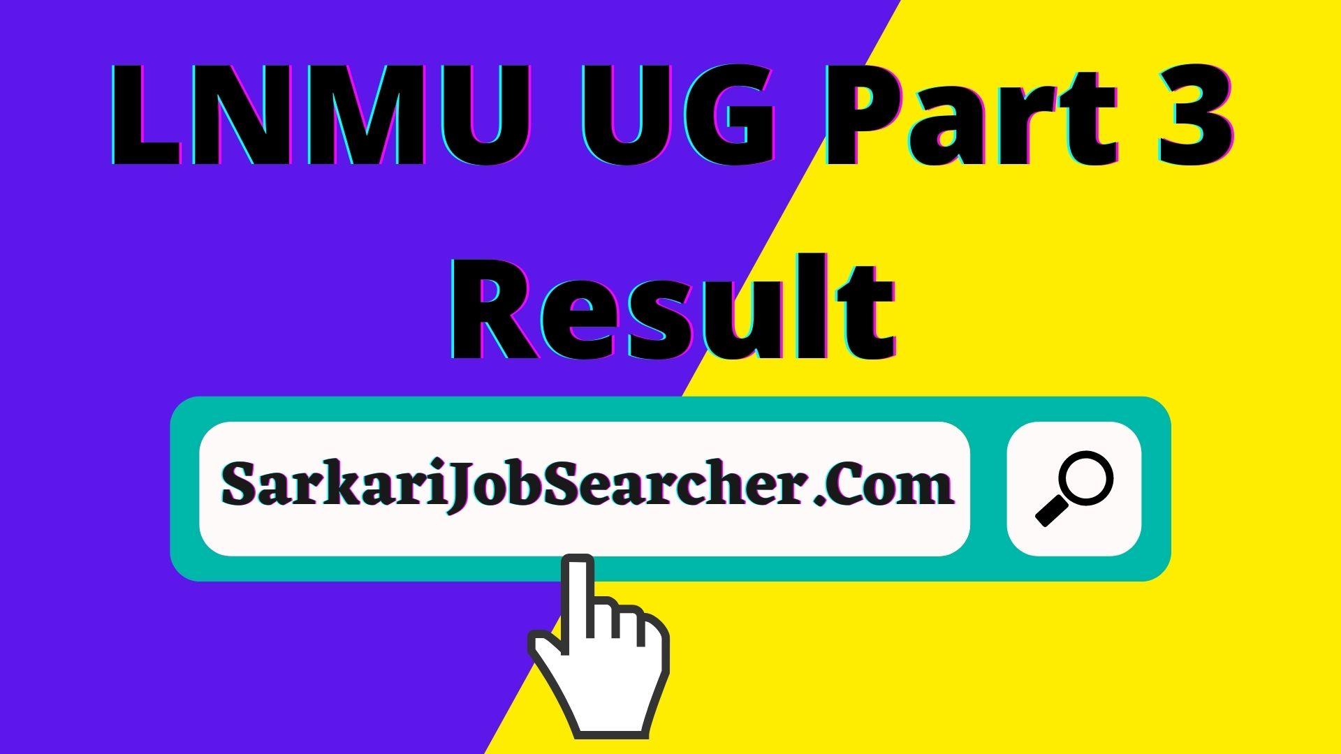 LNMU UG Part 3 Result