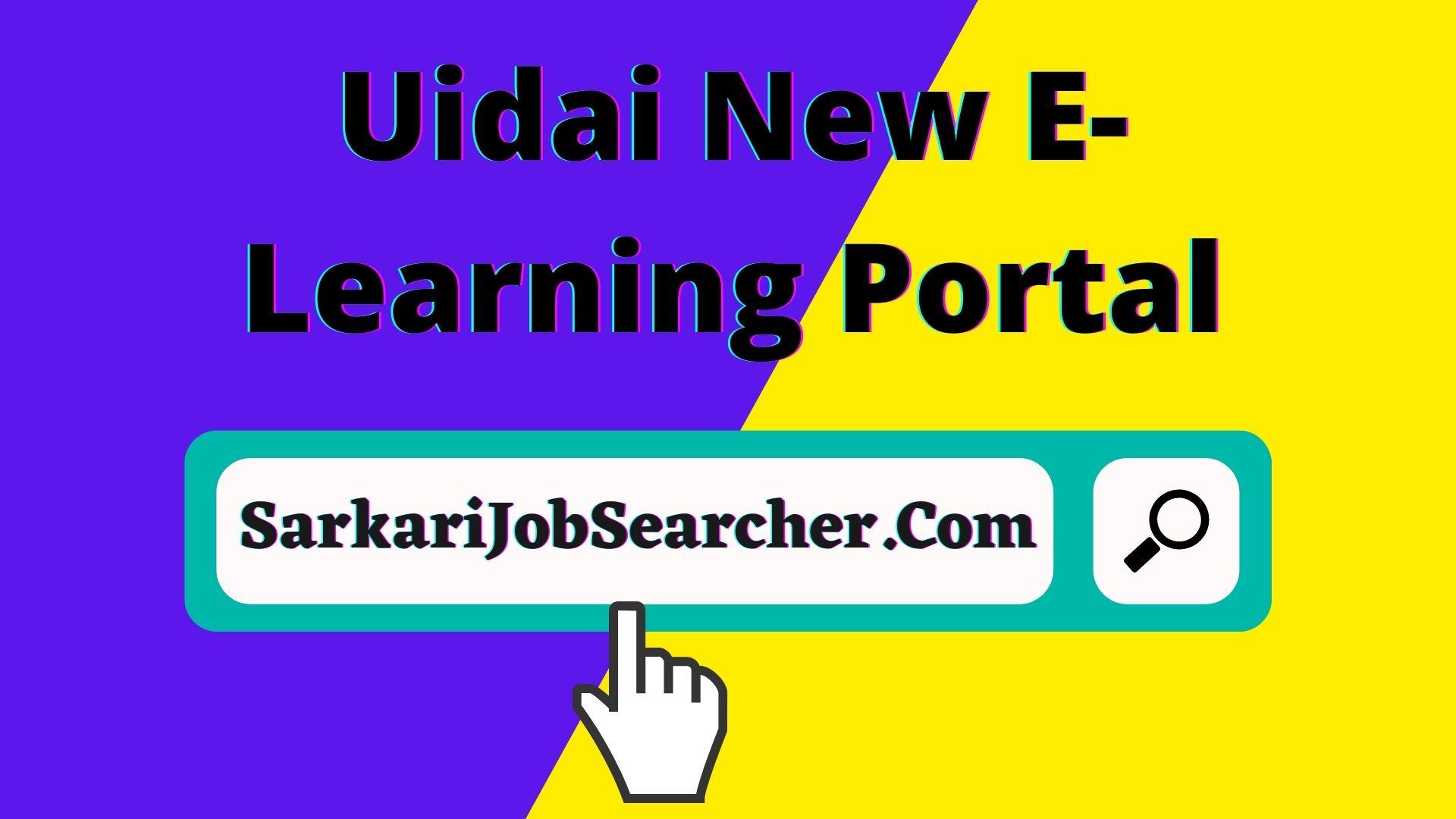 Uidai New E-Learning Portal