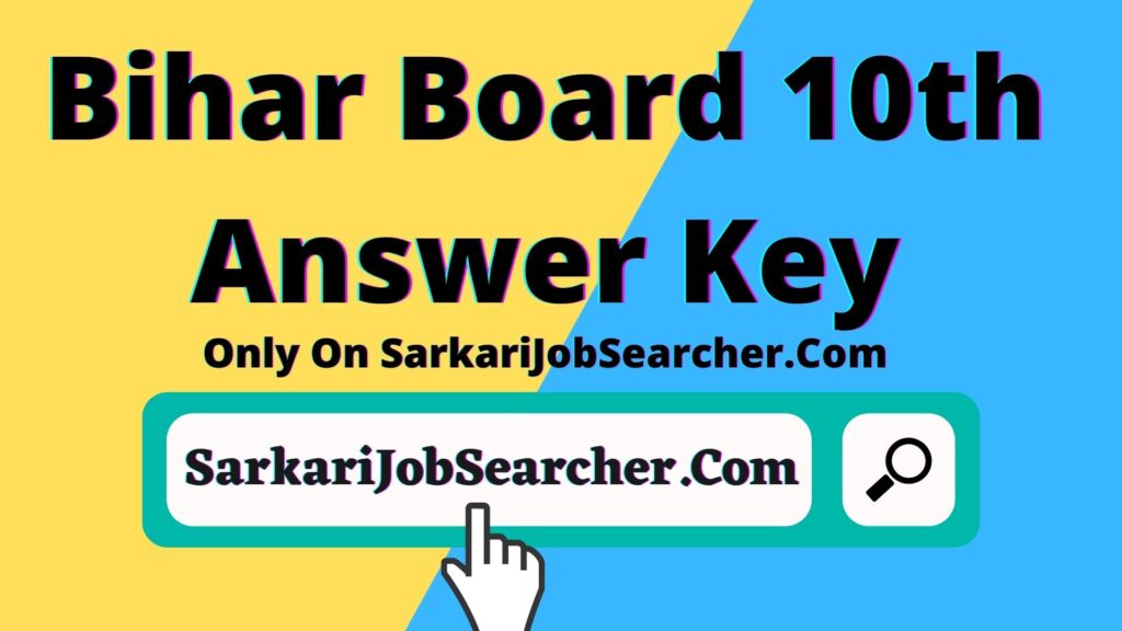 Bihar Board 10th Answer Key