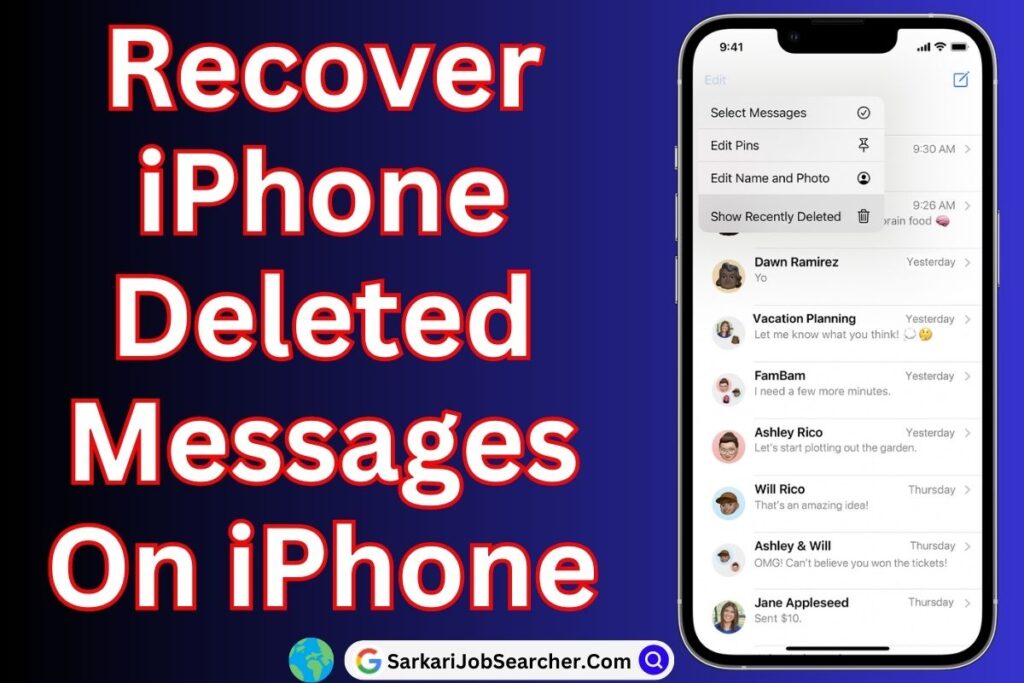 IPhone Me Deleted Text Messages Ko Recover Kaise Karen
