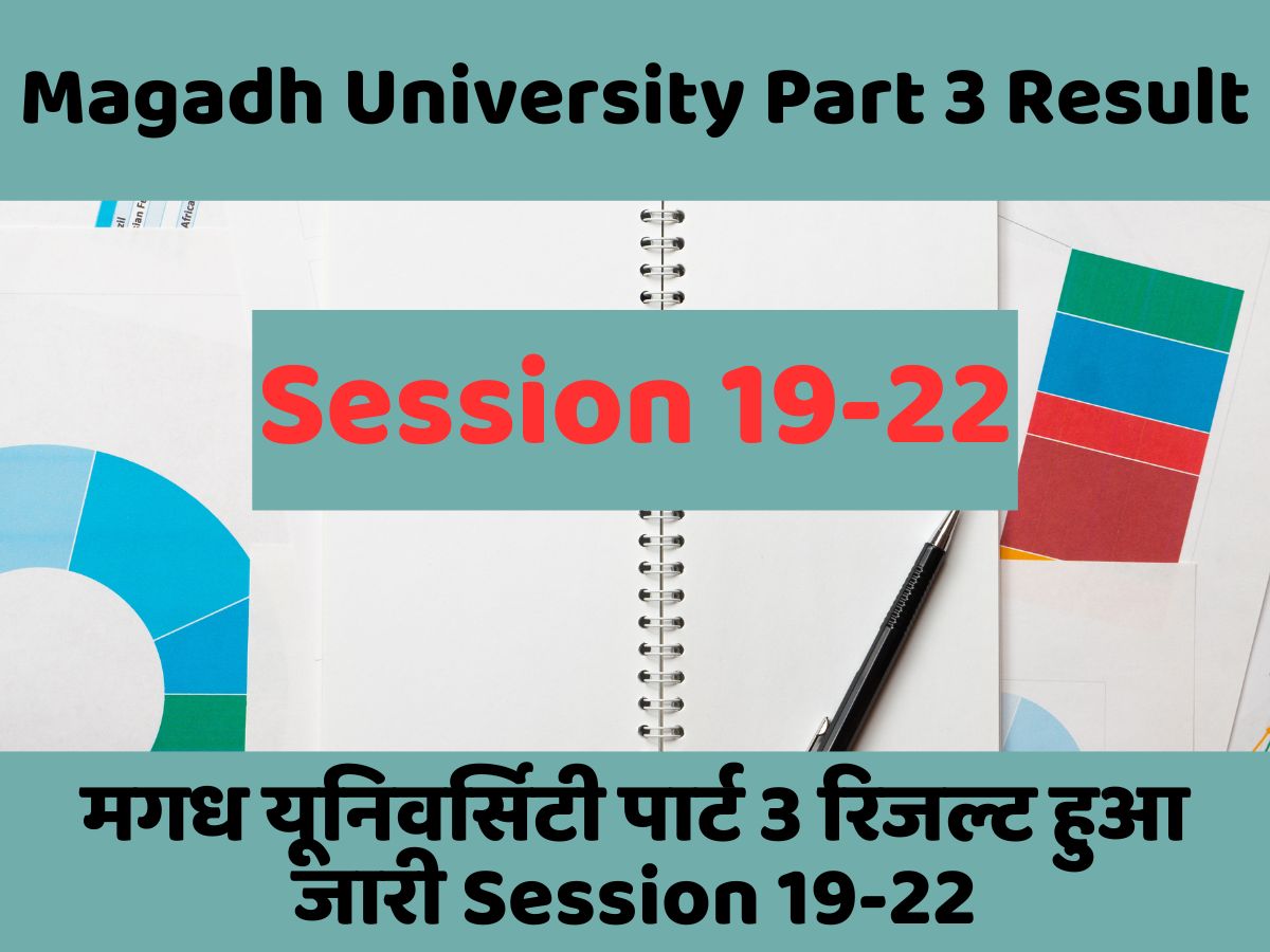 Magadh University Part 3 Result 2019 – 2022